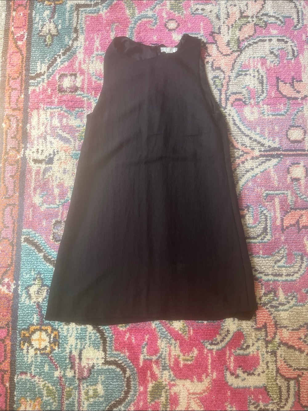 H&M Black Sleeveless Shift Mini Dress